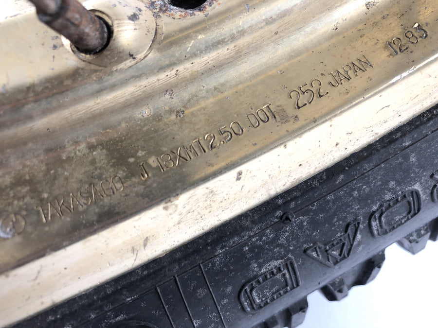 Yamaha XT 600 Zenere 34L [1985] - rear wheel rim rim at the back 2.50 x 18 "