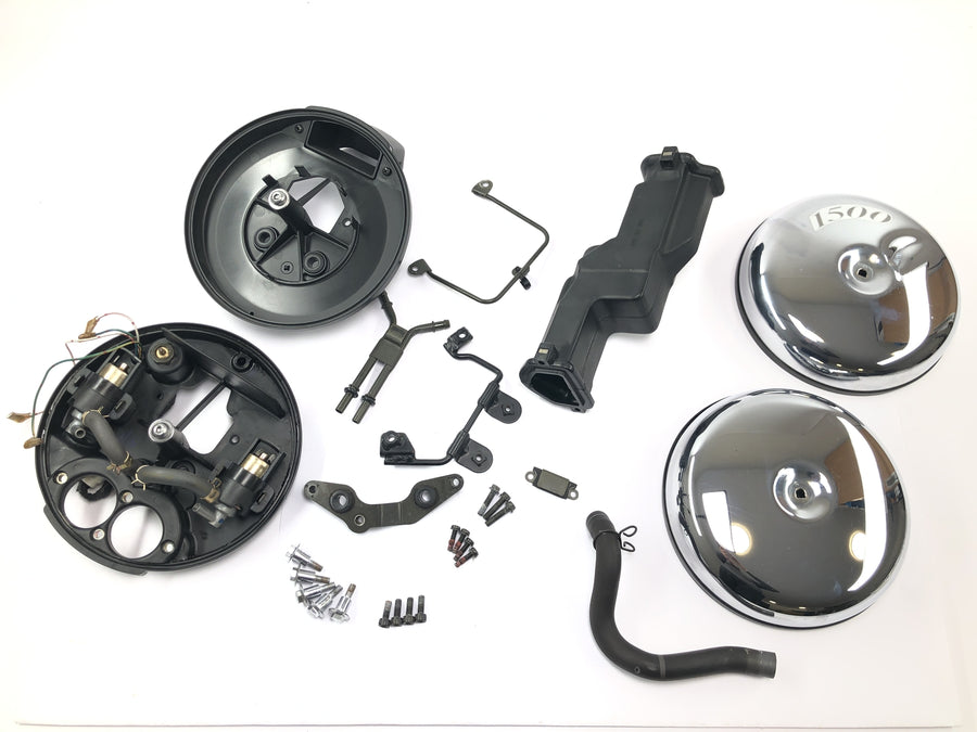Kawasaki VN 1500 Mean Streak VN50T [2005] - Air filter box Air filter housing Airbox complete with mounting material