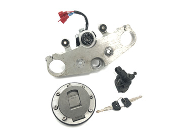 Yamaha XJR 1300 RP02 [1999] - Kit de serrures avec té de fourche supérieur, serrure de contact, serrure de direction, bouchon de réservoir