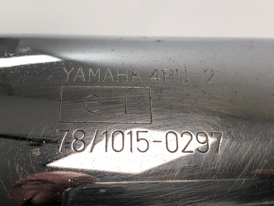 Yamaha XJR 1200 4PU [1996] - Silencieux d'échappement silencieux chromé droit