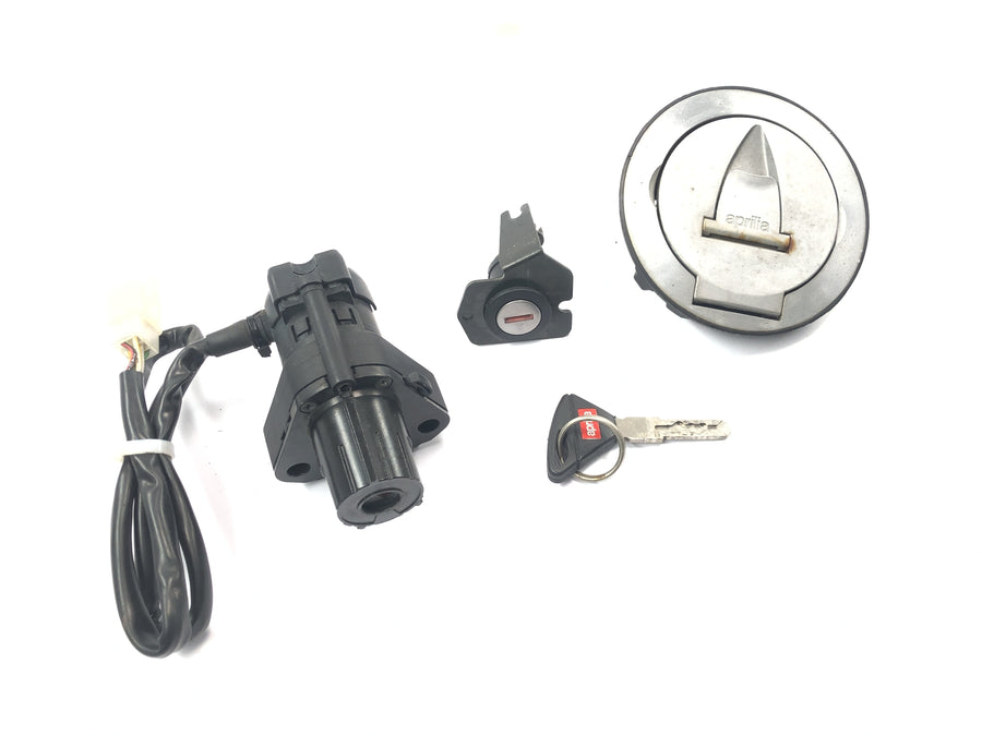 Aprilia RSV 1000 R [2004] - Kit de serrures, serrure de contact, bouchon de réservoir, serrure de selle