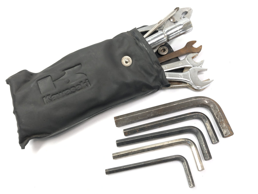 KAWASAKI ZX -10 ZXT00B [1990] - Sac à outils Bord Torn sur la couture