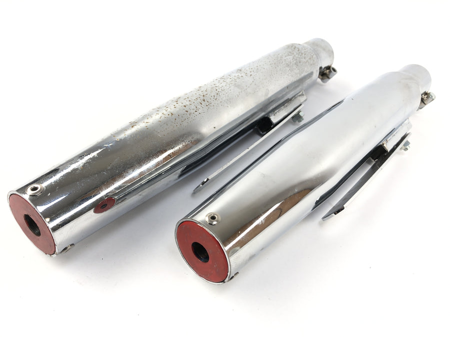 Yamaha XV 750 5G5 [1982] - exhaust silencer couple
