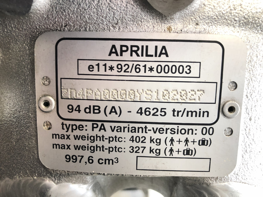Aprilia SL 1000 Falco PA [2000] - Rahmen mit Papieren