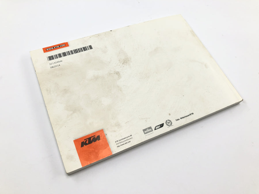KTM RC 125 [2016] - Owner's Manual Manual User Manual Driver Manual