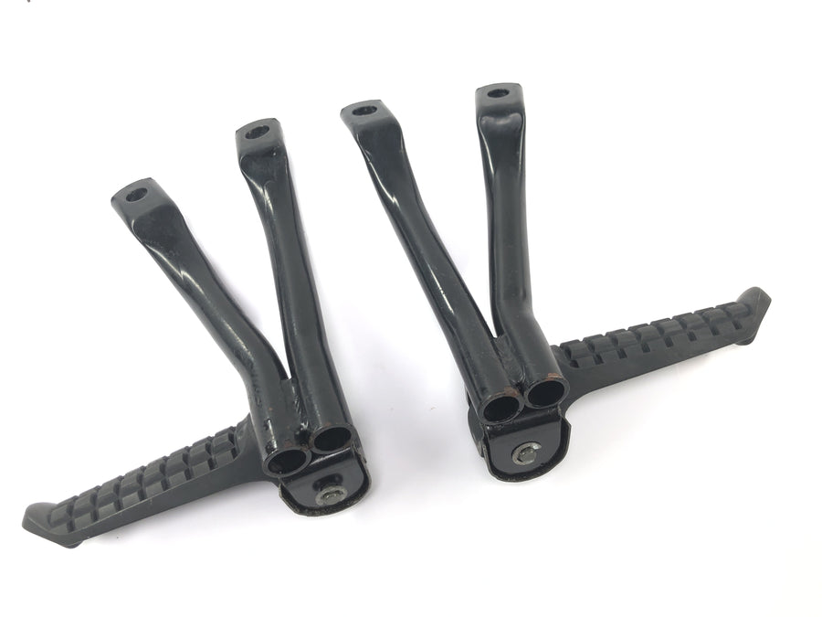 Kawasaki ZXR 400 ZX400L [1992] - Soziusfußrasten mit Halter Fußstützen hinten Paar