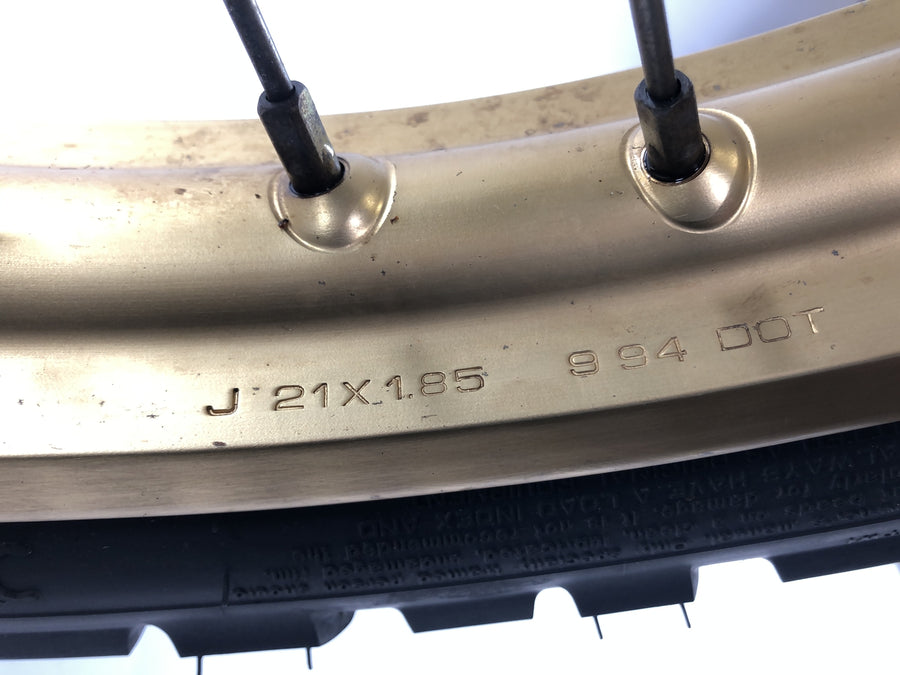 Honda NX 650 RD08 [1995] - front wheel rim spoke wheel 21 inch front rods dot