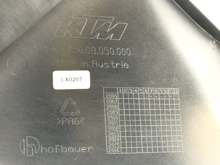 KTM 690 SM Prestige [2007] - revêtement latéral de revêtement gauche du revêtement