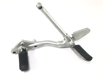 Moto Guzzi Stelvio 1200 8V [2016] - left footrest system, driver footrest and pillion passenger footrest with bracket