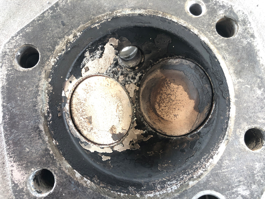 Moto Guzzi 850-T3 [1980] - Cylinder head cylinder horizontal left
