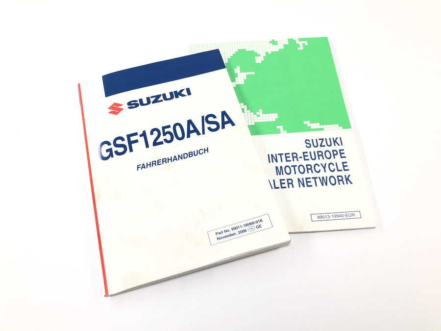 Suzuki GSF 1250 SA Bandit WVCH [2007] - Driver's Manual Owner's Manual Manual