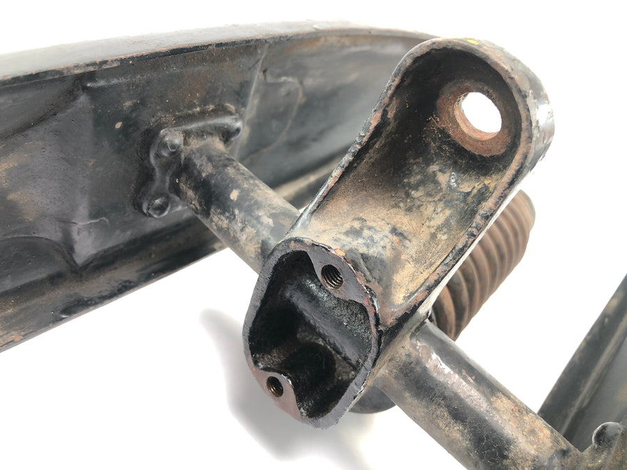 DKW NZ 250 [1938] - Bras oscillant de roue avant, fourche à suspension amortisseur