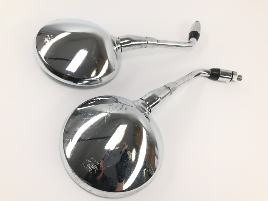 Kawasaki Zephyr 750 ZR750C [1994] - Mirror pair rearview mirror handlebar mirror chrome round
