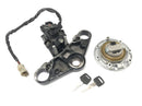 Honda NSR 125 JC22 [1998] - fork bridge at the top with ignition lock Tank cover lock set with key-7