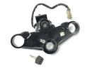 Honda NSR 125 JC22 [1998] - fork bridge at the top with ignition lock Tank cover lock set with key-4