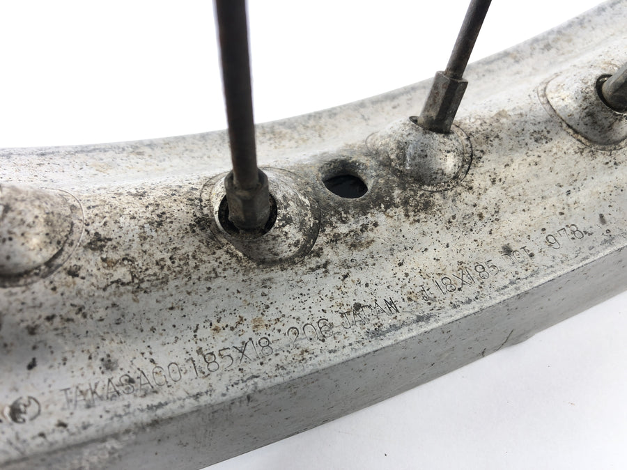 Yamaha XT 500 1U6 [1981] - Rear wheel rim with brake drum