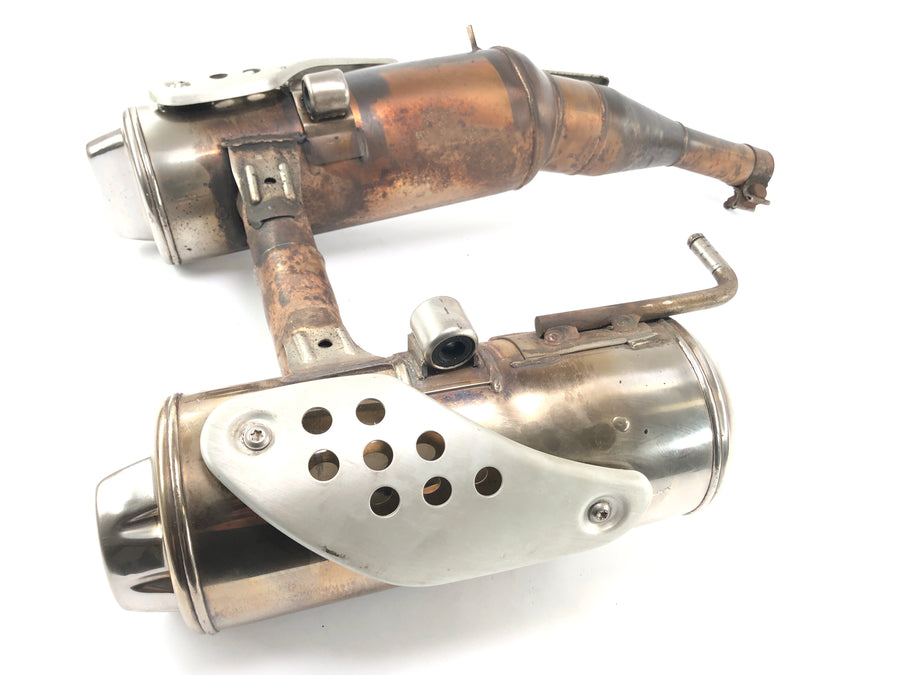 BMW F 650 GS R13 [2002] - exhaust rumbling damper silencer system right and left