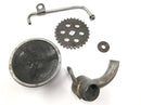 Honda XRV 750 Africa Twin RD04 [1990] - Oil pump with drive wheel and oil strainer-5