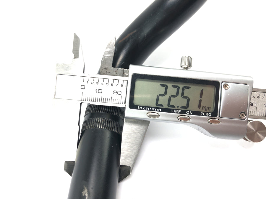 Honda FT 500 PC07 [1983] - Guidon guidon tubulaire acier noir guidon 22mm guidon tubulaire