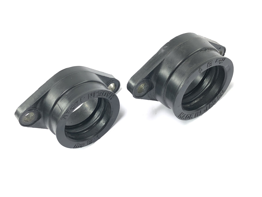 Suzuki RG 250 Gamma GJ21D [1987] - intake manifold inlet rubber carburettor nozzle pair