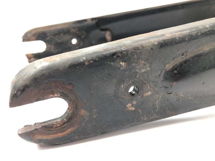 DKW NZ 250 [1938] - Bras oscillant de roue avant, fourche à suspension amortisseur