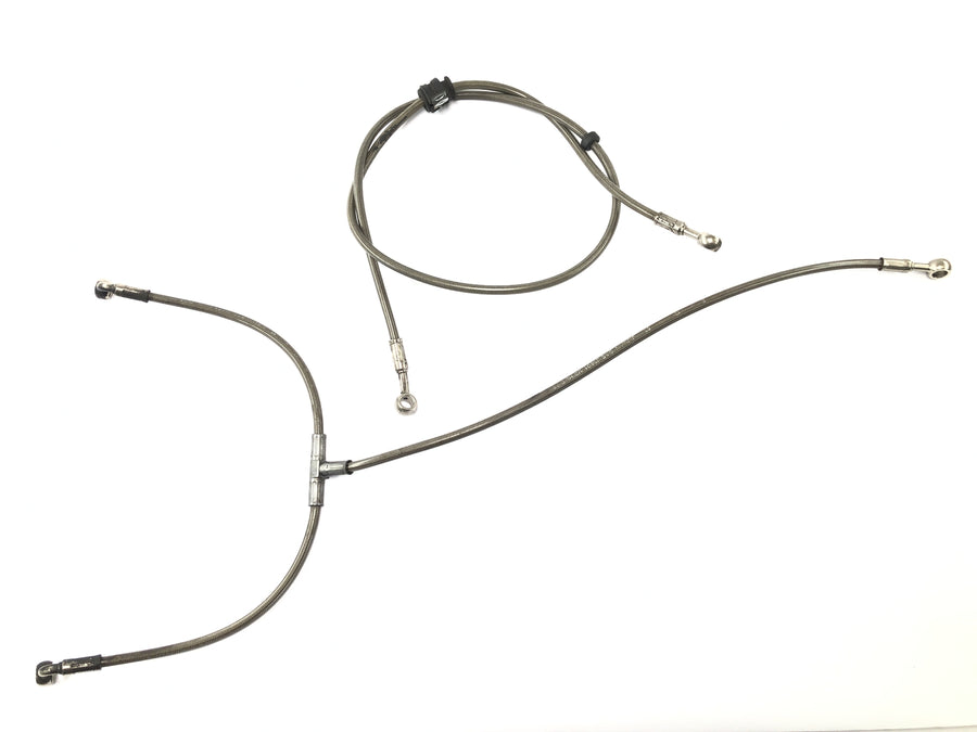 Triumph Speed Triple 1050 515NJ [2007] - Brake line kit steel flex set front rear