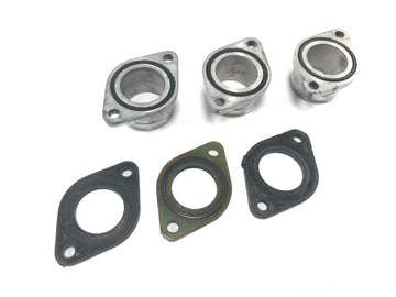 Laverda 1000 [1978] - Ansaugstutzen Vergaser Ansaugadapter Set 3 Stück - 0