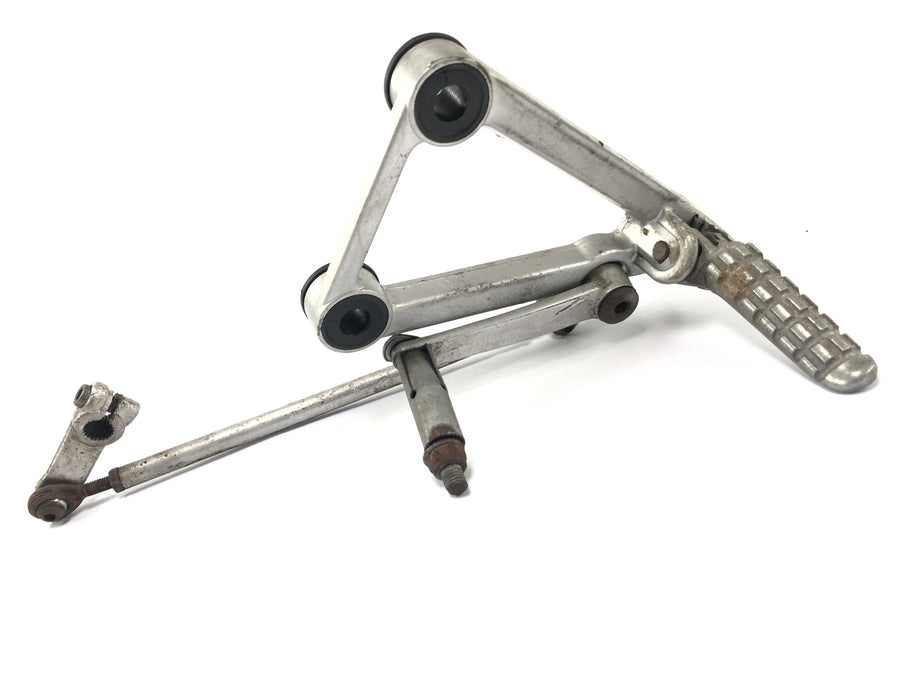 Cagiva Mito 125 EVO 8P [2000] - Driver's footrest roast footrest bracket on the left with switching pedal