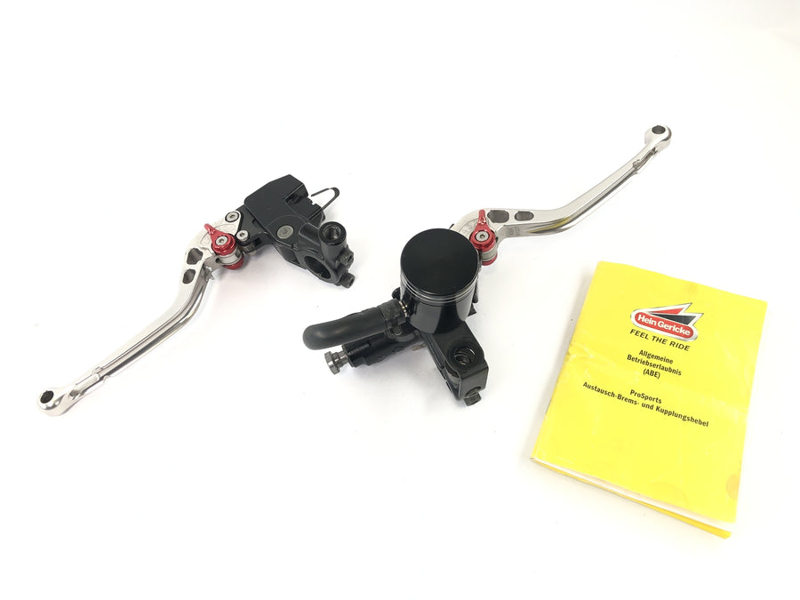 Triumph Speed Triple 1050 515NJ [2007] - brake lever clutch lever set motorcycle lever Prosports with report and CNC compensation container