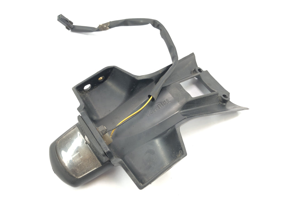 Triumph Street Triple R 675 D67LD [2010] - license plate lighting with turn signal