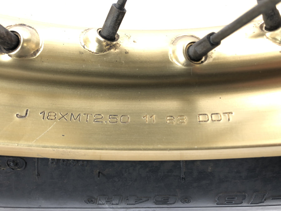 Yamaha XT 600 Z Ténéré 1VJ [1986] - Hinterrad Rad Felge Speichen MT2.50x18