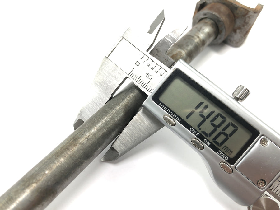 Sachs ZX 125 [1998] - Hinterradachse Radachse Achse komplett 15mm