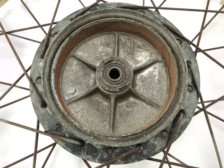 Yamaha XT 500 1U6 [1981] - Vorderrad Felge Rad Gold