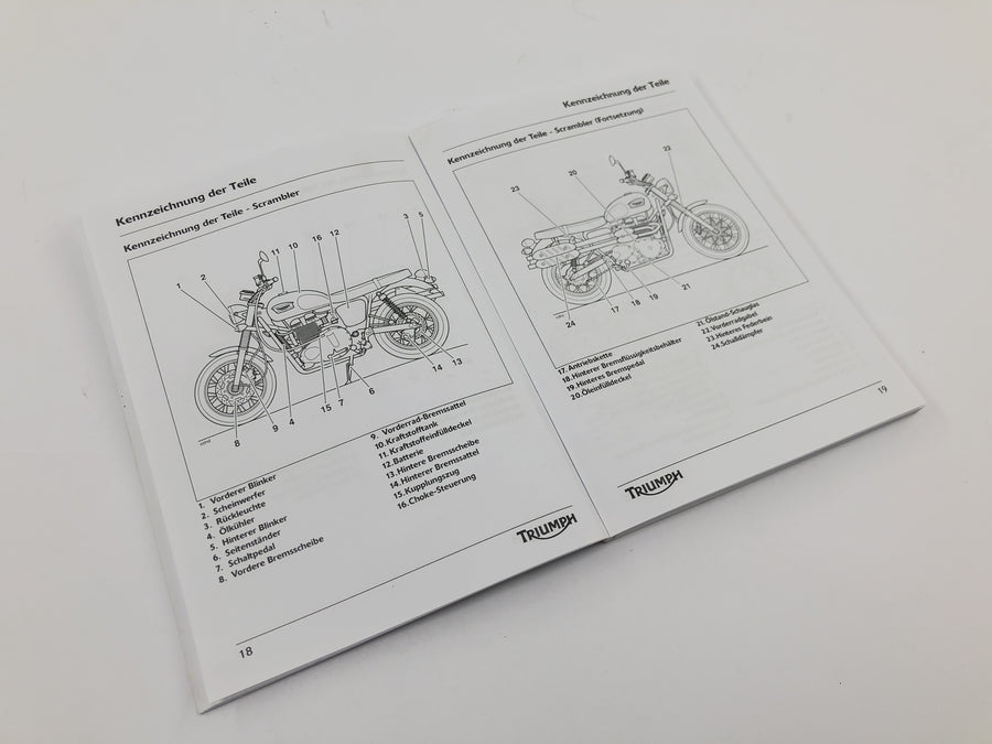 Triumph Bonneville T100 986MF [2012] - Manuel du propriétaire