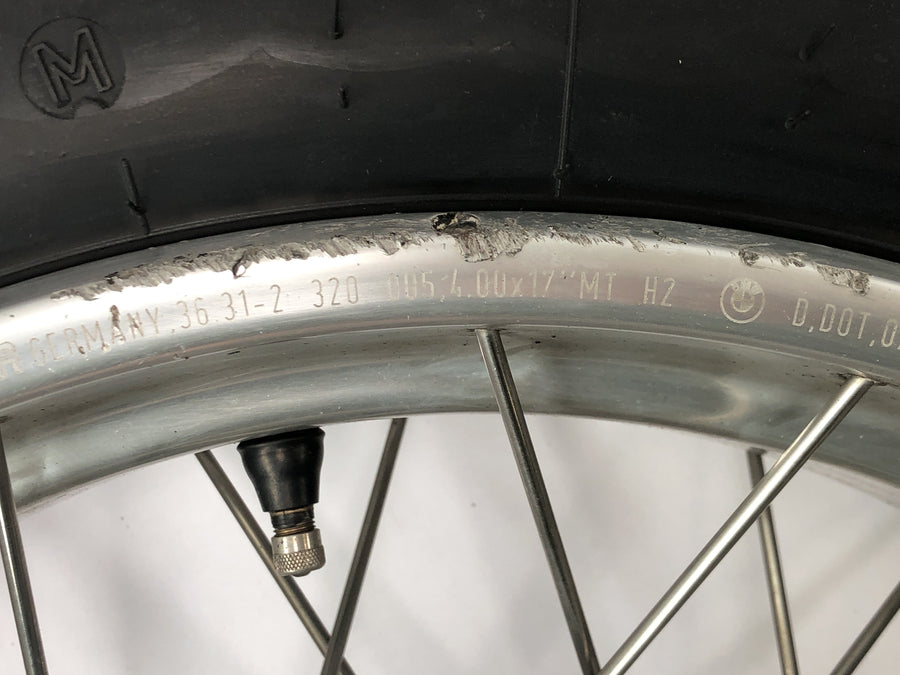 BMW R 1150 GS R21 [2002] - rear wheel rim wheel spoke wheel 5.40 x 17"