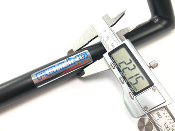 Guidon moto - Guidon Fehling LZ7 Z-guidon 870 mm de large noir 22mm - 0