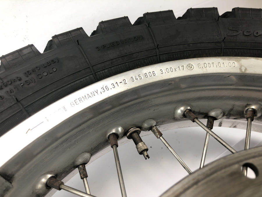 BMW F 650 GS R13 [2000] - jante arrière à rayons 3,00 x 17"