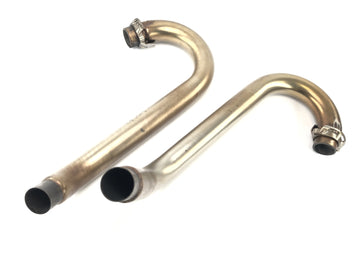 Moto Guzzi Stelvio 1200 4V [2009] - exhaust pipe manifold pipe stainless steel left and right - 0