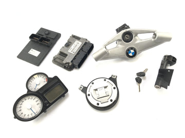 BMW K 1300 R K12S [2014] - Ensemble de serrures compteur de vitesse serrure de réservoir serrure d'allumage CDI pont de fourche supérieur