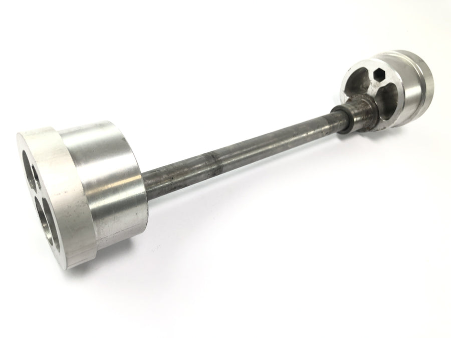 Triumph Daytona 900 T300 [1996] - Rear axle with eccentric chain tensioner