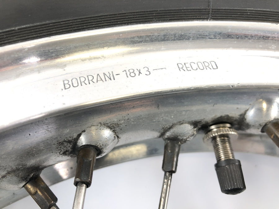 Moto Guzzi V7 Special [1971] - front wheel rim spoke wheel Borrani 18 x 3"