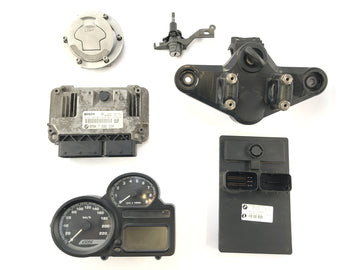 BMW R 1200 GS R12 K25 [2003] - Schlosssatz mit Wegfahrsperre Gabelbrücke oben CDI Tankschloss Cockpit