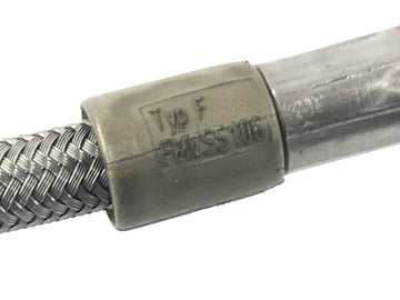 Moto Guzzi V11 Sport [1999] - Steel braided brake line at the front distribution line - 0