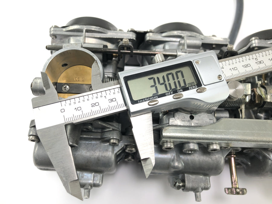 Suzuki GSX R 1100 GU74C [1987] - Carburettor carburettor bank Mikuni 4-fold