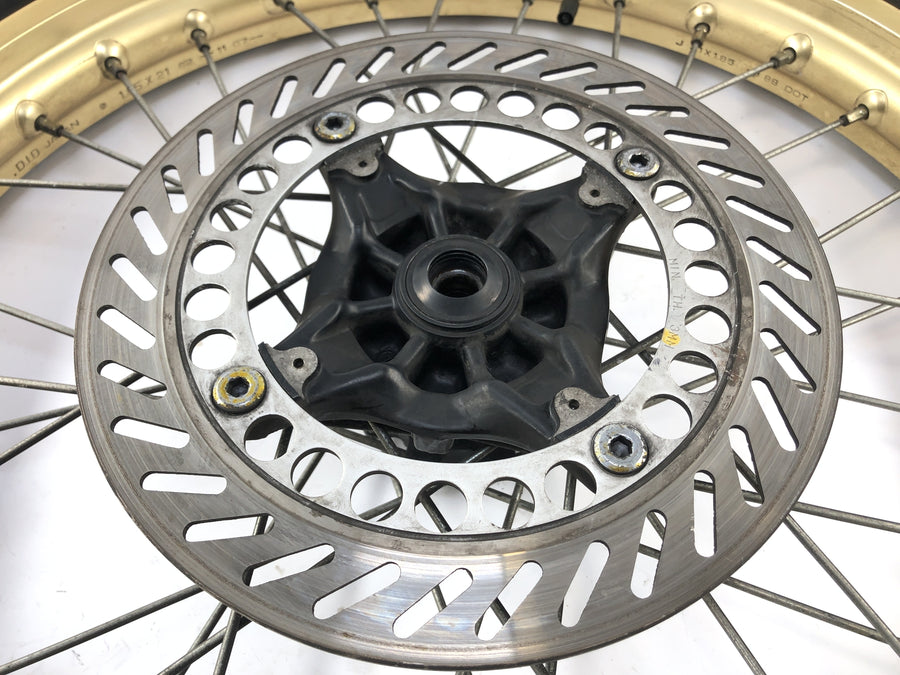 Honda NX 650 RD02 [1989] - front wheel wheel rim at the front with brake disc