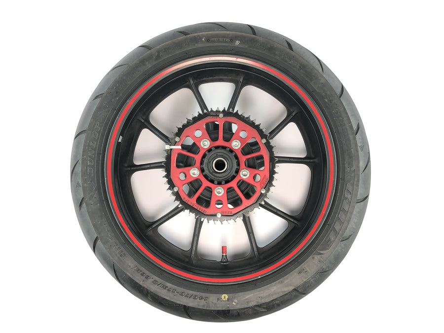 SWM SM 125 R [2018] - Rear wheel rim wheel complete wheel with chain wheel
