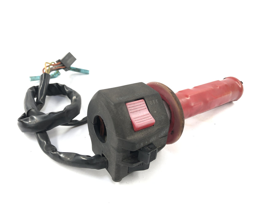 Suzuki GSX R 1100 GV73B [1990] - handlebar fitting handlebar switch on the right gas handle