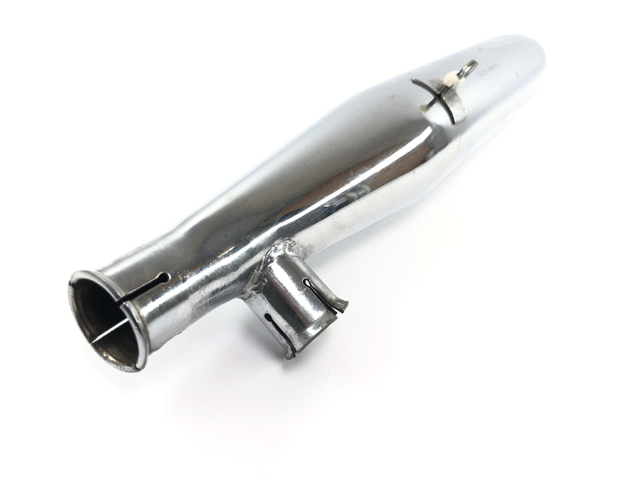 Moto Guzzi V7 Special [1971] - exhaust rear silencer right silencer chrome plated