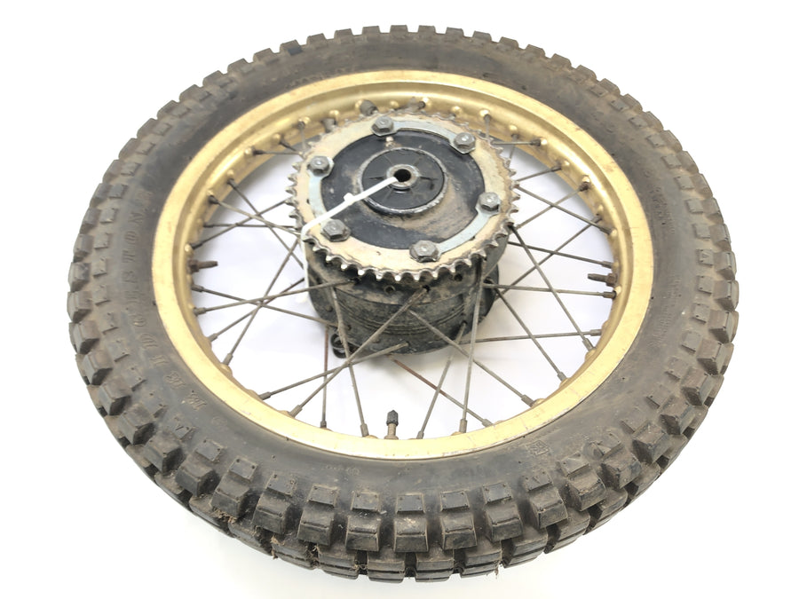 Yamaha XT 500 1U6 [1981] - Radsatz Vorderrad Hinterrad Gold