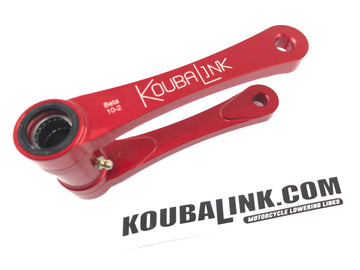 Beta RR 125 - Kit de rabaissement Levier de rabaissement Levier de renvoi 31,8 - 41,3 mm Rouge